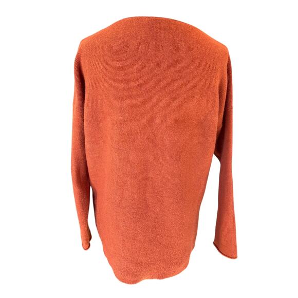 M Made in Italy orange long sleeve sweater - Picture 5 of 7